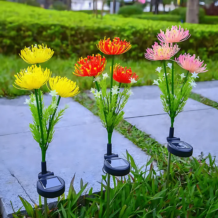 Solar Flower Garden Lights(Pack of 2)